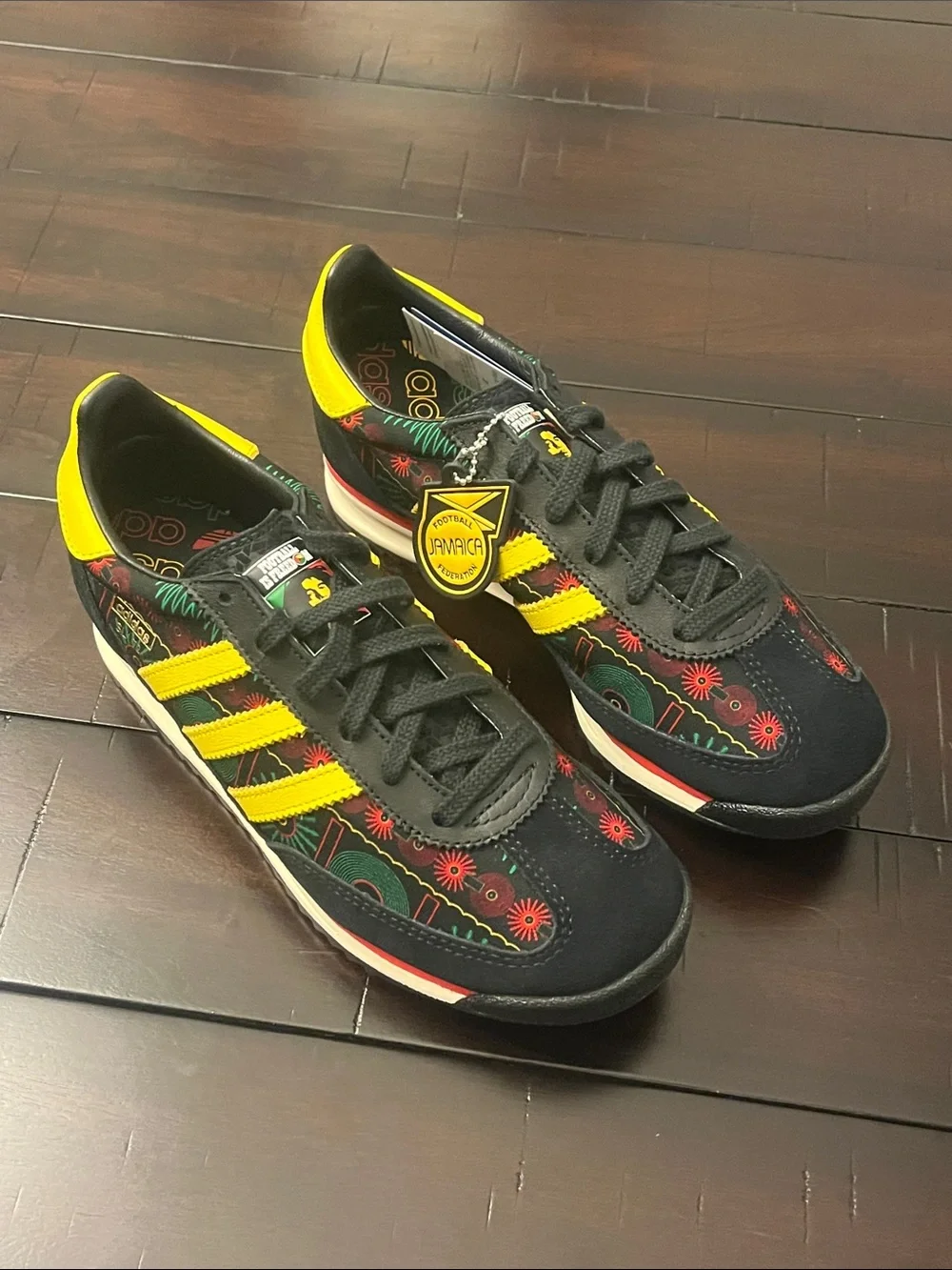 Adidas SL72 RS Jamaica Bob Marley Shoes Sneakers Reggae Mens Sz 5.5 / Womens 6.5